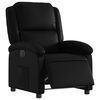 vidaXL Fauteuil inclinable &eacute;lectrique Noir Similicuir