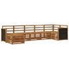 vidaXL Ensemble de canap&eacute;s d'ext&eacute;rieur 6 pc Naturel