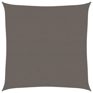 vidaXL Voile d'ombrage 160 g/m&sup2; Anthracite 7x7 m PEHD