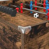 vidaXL Table de Foosball Ch&ecirc;ne fum&eacute; 125 x 60,5 x 80 cm