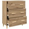 vidaXL Buffet Ch&ecirc;ne artisanal 69,5 x 34 x 90 cm Bois d'ing&eacute;nierie