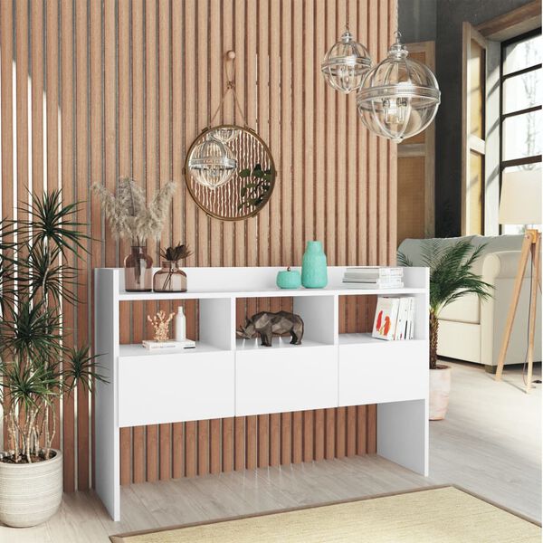 vidaXL Buffet Blanc 105x30x70 cm Bois d&rsquo;ing&eacute;nierie