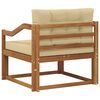 vidaXL Sofa de milieu ext&eacute;rieur Bois d'Acacia Massif Naturel