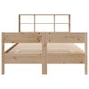 vidaXL Lit biblioth&egrave;que sans matelas 140x190 cm bois de pin massif