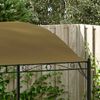vidaXL Auvent de parasol 3x2,4 m Taupe 180 g/m&sup2;