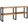 vidaXL Table console Marron 160 x 33 x 75 cm Bois de mangue massif