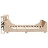 vidaXL Cadre de lit sans matelas 120x190 cm bois de pin massif