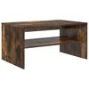 vidaXL Table basse Ch&ecirc;ne fum&eacute; 80 x 50 x 40 cm Bois d'ing&eacute;nierie