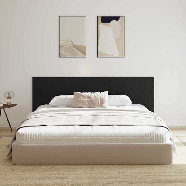 vidaXL Tête de lit Chêne noir 240 x 1,5 x 80 cm Bois d'ingénierie