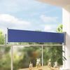 vidaXL Auvent lat&eacute;ral r&eacute;tractable de patio 60x300 cm Bleu