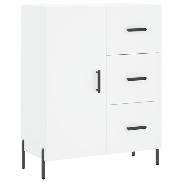 vidaXL Buffet blanc 69,5x34x90 cm bois d'ing&eacute;nierie