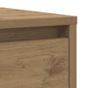 vidaXL Buffet ch&ecirc;ne artisanal 29,5x34x76 cm bois d'ing&eacute;nierie