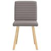 vidaXL Chaises à manger lot de 2 taupe tissu
