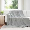 vidaXL Jet&eacute; Gris 240 x 270 cm Toison