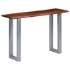 vidaXL Table console 115x35x76 cm Bois d'acacia massif et fer