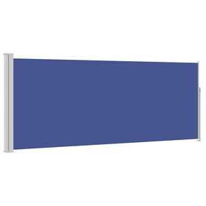 vidaXL Auvent lat&eacute;ral r&eacute;tractable 120 x 300 cm Bleu
