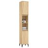 vidaXL Armoire salle de bain ch&ecirc;ne sonoma 30x30x190 cm