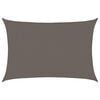 vidaXL Voile d'ombrage 160 g/m&sup2; Anthracite 5x7 m PEHD