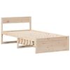 vidaXL Cadre de lit sans matelas 90x190 cm bois de pin massif