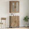 vidaXL Haut Armoire 2 pcs ch&ecirc;ne artisanal Bois d'ing&eacute;nierie