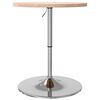 vidaXL Table de bar Ø60x90,5 cm bois massif de chêne