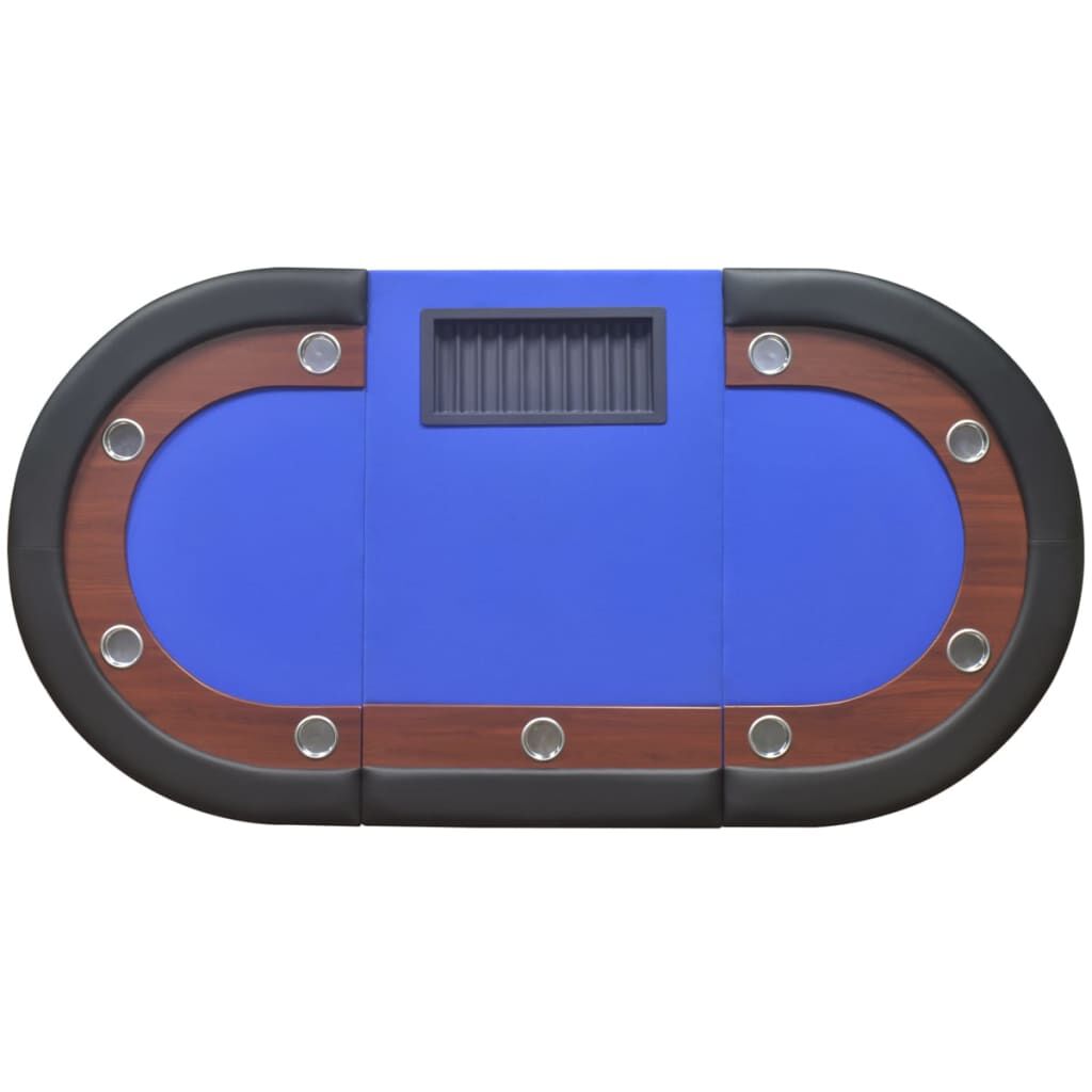 TABLE DE POKER ÉCLIPSE- avec LED - XL 9 joueurs + croupier - drop box