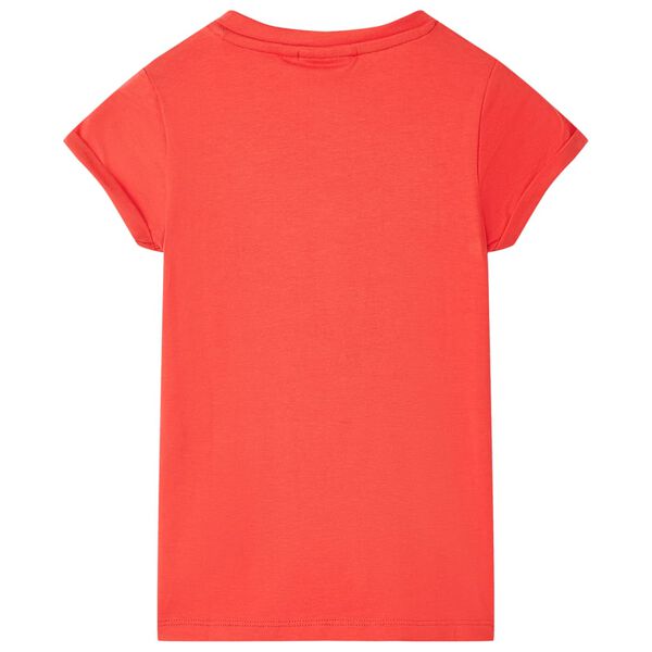 T-shirt pour enfants rouge 116