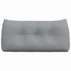 vidaXL Coussin de Dos Gris clair 100 x 24 x 50 cm tissu