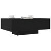 vidaXL Table basse Ch&ecirc;ne noir 85 x 55 x 31 cm