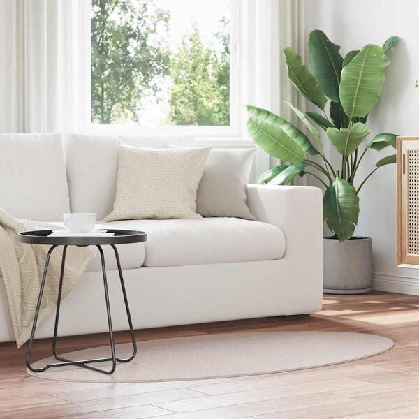 vidaXL Tapis HUARTE Couleur sable 150 x 80 cm 100% Polyester