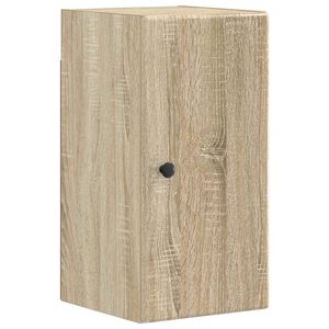 vidaXL Armoire murale de salle de bain BREDA Ch&ecirc;ne Sonoma