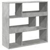 vidaXL Cloison de s&eacute;paration gris b&eacute;ton bois d'ing&eacute;nierie