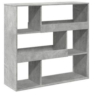 vidaXL Cloison de s&eacute;paration gris b&eacute;ton bois d'ing&eacute;nierie