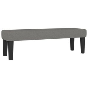 vidaXL Banc Gris fonc&eacute; 100x30x30 cm Tissu