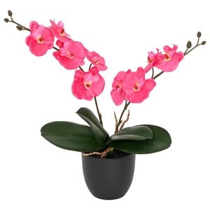 vidaXL Plante d'orchid&eacute;e artificielle Rouge 36 x 10 x 30 cm