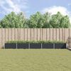 vidaXL Jardini&egrave;re Anthracite 195 x 100 x 45 cm Acier galvanis&eacute;