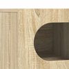 vidaXL Meuble TV Ch&ecirc;ne Sonoma 60 x 35 x 40 cm Bois d'ing&eacute;nierie