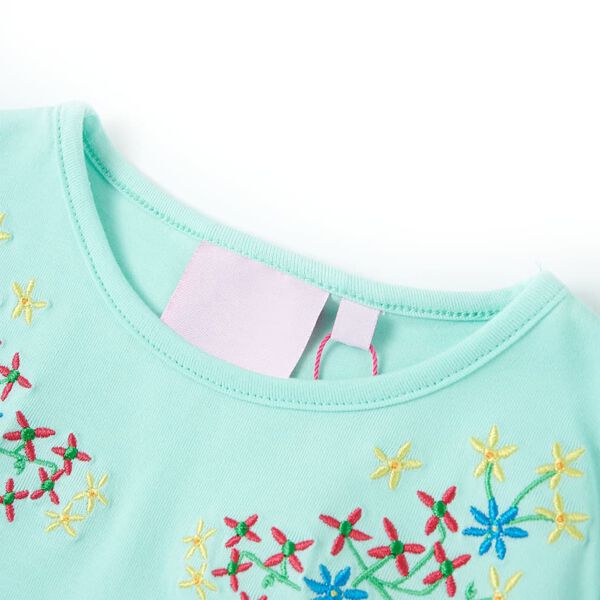 T-shirt pour enfants aqua clair 128