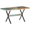 vidaXL Table à manger 140x70x76 cm Bois de récupération massif