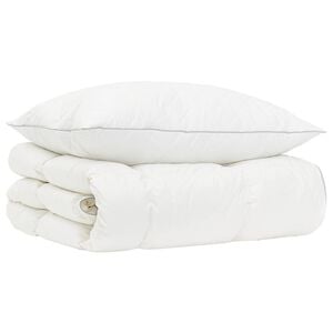 vidaXL Ensemble de couette 90 % en duvet d&rsquo;oie FULDA 2 pc 135 x 200 cm