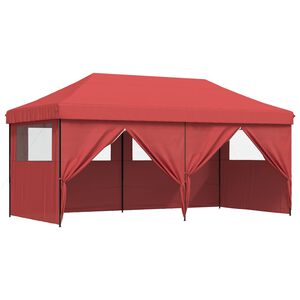 vidaXL Tente de f&ecirc;te 292 x 580 x 315 cm Bordeaux Tissu Oxford