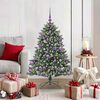 vidaXL Sapin de Noël artificiel avec 150 LED Vert 85 x 85 x 120 cm