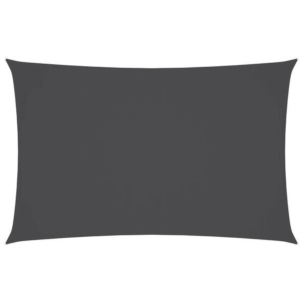 vidaXL Voile de parasol tissu oxford rectangulaire 5x8 m anthracite