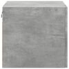 vidaXL Armoire murale gris b&eacute;ton 50x42,5x40 cm bois d'ing&eacute;nierie