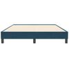 vidaXL Cadre de lit sans matelas bleu fonc&eacute; 160x210 cm velours