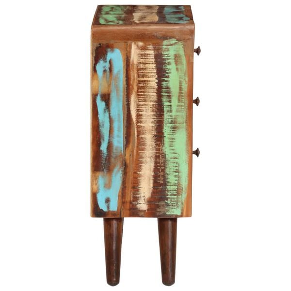 vidaXL Buffet 55x30x80 cm bois massif de r&eacute;cup&eacute;ration