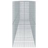 vidaXL Panier gabion avec couvercle 850x100x200 cm fer galvanisé