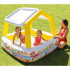 Intex Piscine avec parasol gonflable 157x157x122 cm