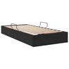 vidaXL Lit de Rangement avec stockage Noir 90 x 200 cm Velours