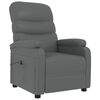vidaXL Fauteuil inclinable &eacute;lectrique Gris Similicuir